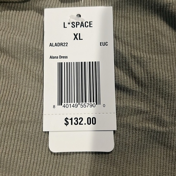NWT L Space Alana Dress Eucalyptus - Picture 6 of 6